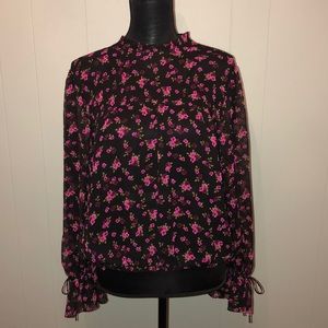 Express flower blouse